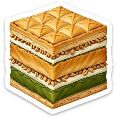 turkish baklava sticker