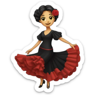 Flamenco sticker