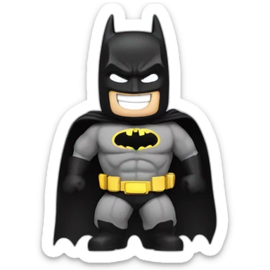 Batman smiling  sticker
