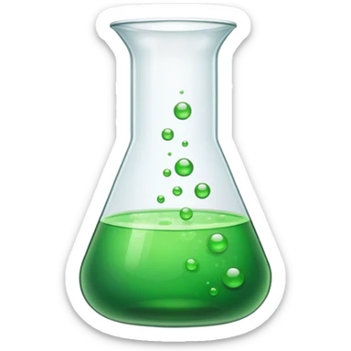 alchemy green position bubbling sticker