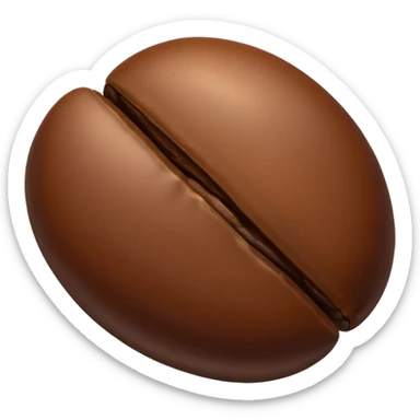 single coffee bean sticker