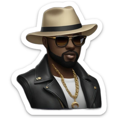 Maître gims canne d’aveugle sticker