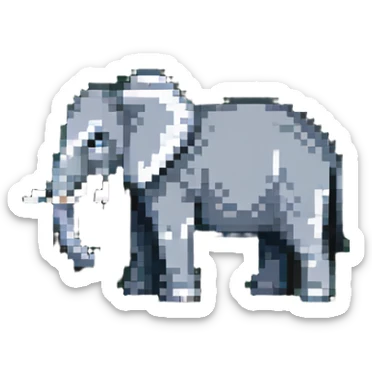 elephant sticker