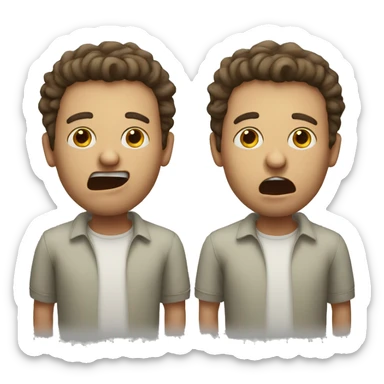 Loud mouth Italian guy  sticker