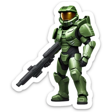 Master chief Halo sticker