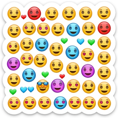 Emojis iphone aestethic sticker