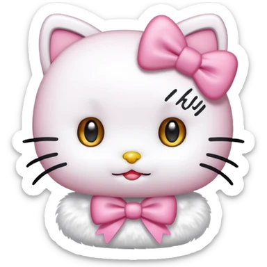Helo kity sticker