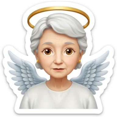 Una abuelita de angel sticker
