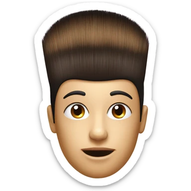 A makeup brush  sticker