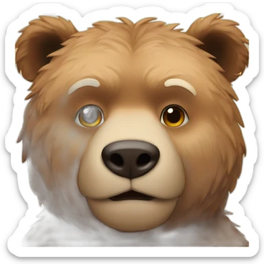 bara bear sticker