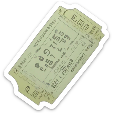 tickets sticker
