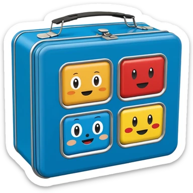 1990’s school lunchbox sticker