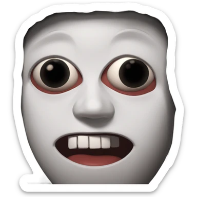 dark gaze of the unknown sticker