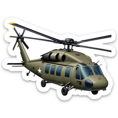 a uh-60 blackhawk sticker