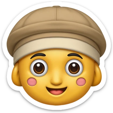 gorro panadero sticker