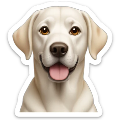 2 lab dogs sticker