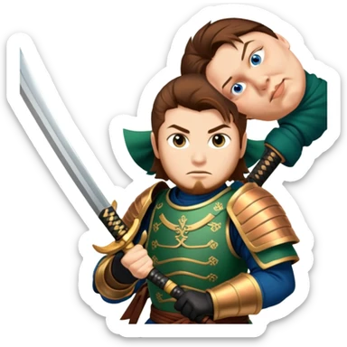 Samurai Sentry sticker