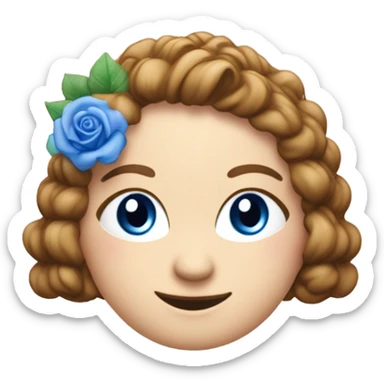 Une clio 5 avec du bleu à l’avant et du rose à l’arrière sticker