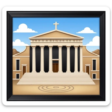 greek gymnasium sticker