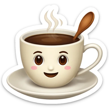 Kahve çekirdeği sticker