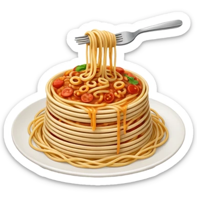 Spaghetti sticker