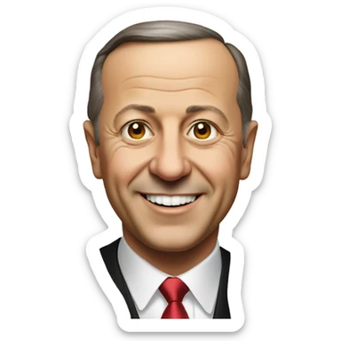 Erdogan is happy sticker