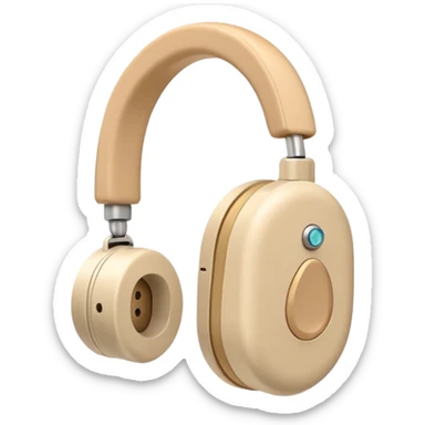 Telinga aid, hearing aid color beinge  sticker