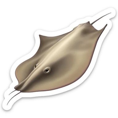 Cow nose stingray sticker