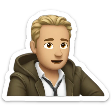 Drunk Man in a bentley sticker