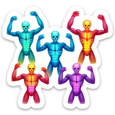 X-ray, radiation, lits of fun, mutants  sticker