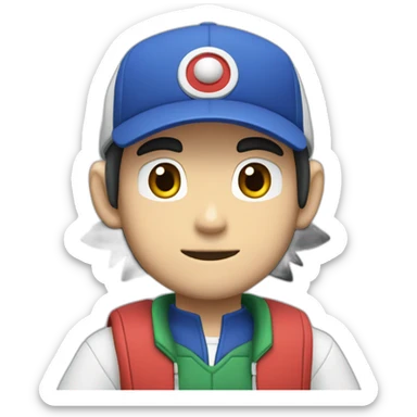 ash ketchum sticker
