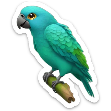 perroquet sticker