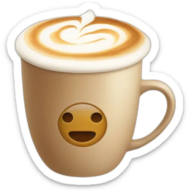 a cup of cappuccino with immobiliare.it logo drawn with the cream sticker
