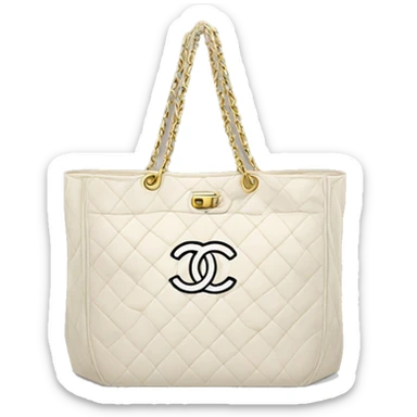 Chanel shopping bag sticker
