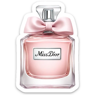 Miss dior perfume sticker