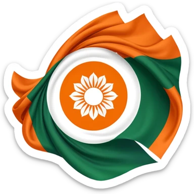 make india flag sticker