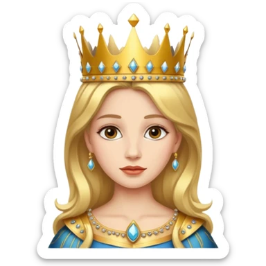 beautiful queen sticker