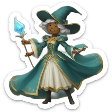 Magicienne des ténèbres sticker