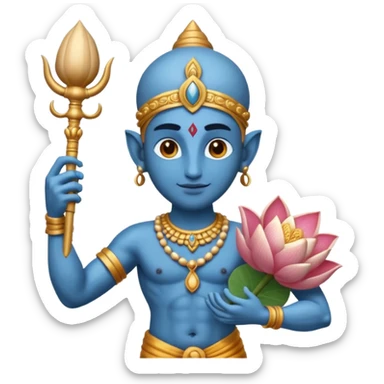 create vishnu emoji sticker