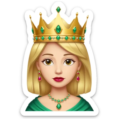 A queen called Dilo sticker