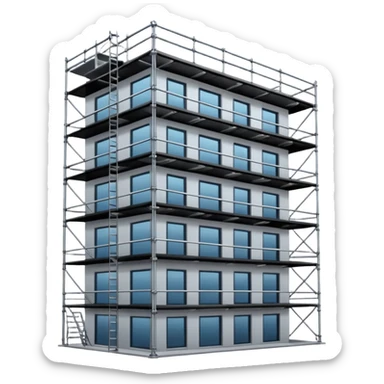 Rénovation immeuble sticker