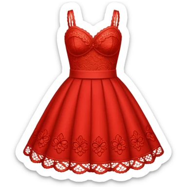 red Lace Clothing sticker