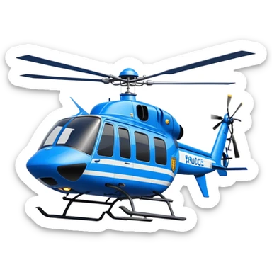 Helicoptero de la policia de españa sticker