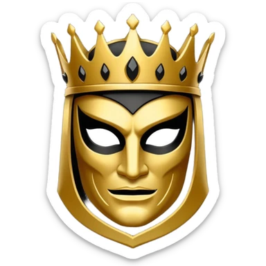 un emoji de emperador supremo de las sombras pero q sea mas un logo sticker