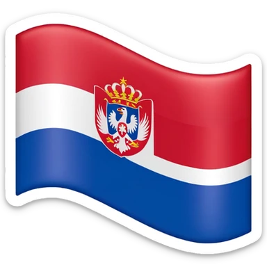 flag of Republika Srpska  sticker