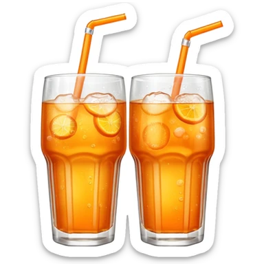 Half-Filled Glasses fanta sticker