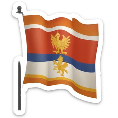 Khachen Principality Flag Armenia sticker