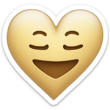 Un coeur avec la lettre À dedans sticker