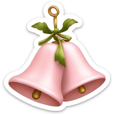 Light pink bells sticker