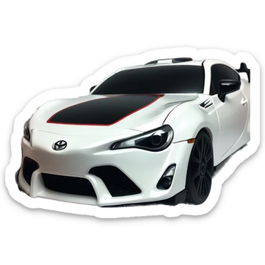 Radio Controlled Captain Rex themed 2013 Toyota 86 shaped like a Formula One race car with exposed turbine wheels  sticker